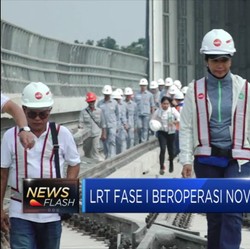 Menteri BUMN : LRT Segera Dioperasikan November 2019