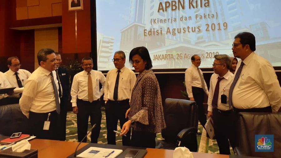 Pemerintah mencatat hingga akhir bulan Juli 2019 realisasi penerimaan pendapatan negara dan hibah telah mencapai Rp 1.052,83 triliun.