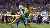 Chelsea juga meraih kemenangan pertama di musim ini setelah menumbangkan Norwich City 3-2 di Carrow Road. Tammy Abraham jadi bintang The Blues dengan dua golnya. (Joe Giddens/PA via AP)