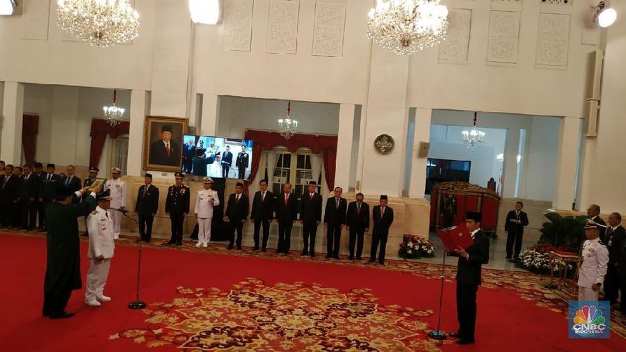 Presiden Joko Widodo (Jokowi) secara resmi melantik Wakil Gubernur Sulawesi Tengah sisa masa jabatan tahun 2016-2021 Rusli Baco Dg. Palabbi.