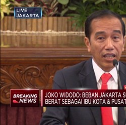 Jokowi Ungkap Alasan Ibu Kota Negara Harus Dipindahkan
