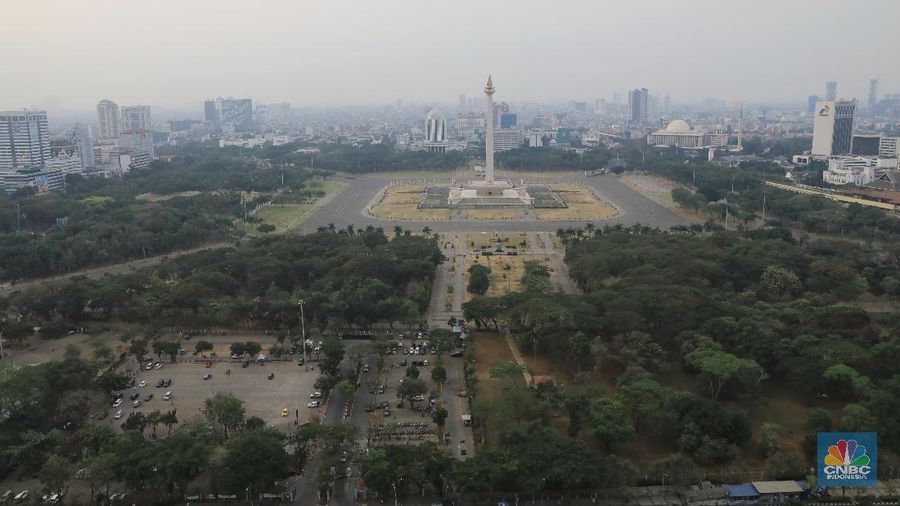 Suasana gedung bertingkat di Jakarta, Selasa (27/8/2019). (²©²ÊÍøÕ¾/Andrean Kristianto)