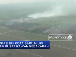Lokasi Ibu Kota Baru Rawan Kebakaran Hutan
