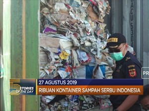 Jorok! Ribuan Kontainer Sampah Serbu Indonesia