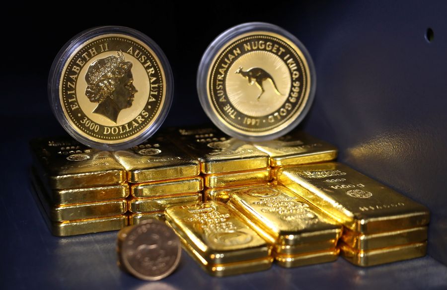 The Fed Diramal Pangkas Bunga 50 bps, Harga Emas Melesat Lagi