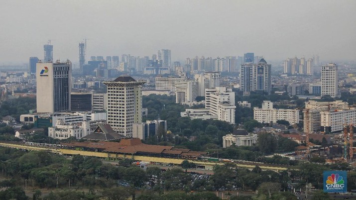Suasana gedung bertingkat di Jakarta, Selasa (27/8/2019). (CNBC Indonesia/Andrean Kristianto) Suasana gedung bertingkat di Jakarta, Selasa (27/8/2019). (CNBC Indonesia/Andrean Kristianto)