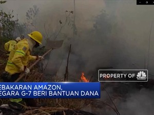 Negara G7 Beri Bantuan untuk Kebakaran Besar di Amazon