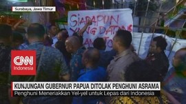 VIDEO: Kunjungan Gubernur Papua Ditolak Penghuni Asrama