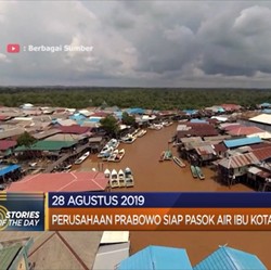 Perusahaan Prabowo Siap Pasok Air Ibu Kota Baru