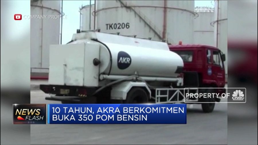 AKRA Targetkan 350 Pom Bensin Dalam 10 Tahun Ke Depan (CNBC Indonesia TV)
