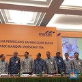 Dirut Kosong, Saham BMRI Koreksi 1,04%