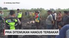 VIDEO: Pria Ditemukan Hangus Terbakar di Ladang Tebu