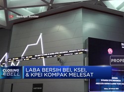 Laba Bersih BEI, KSEI, & KPEI Kompak Melesat
