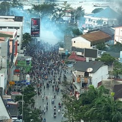 Simak Penampakan Jayapura yang Dilanda Kerusuhan Hari ini