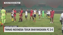 VIDEO: Timnas Indonesia Tekuk Bhayangkara FC 2-0