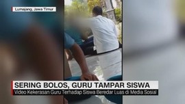 VIDEO: Sering Bolos, Siswa Ditampar Guru