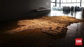 Pameran tunggal karya perupa asal Tiongkok, Xu Bing yang dsajikan dalam