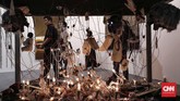 Jakarta Gallery, Jakarta Spot, dan Jakarta Scene merupakan tiga program utama yang memberikan pengalaman seni berbeda. Jakarta Gallery akan menampilkan lebih dari 70 karya. Baik dari seniman dalam maupun luar negeri. (CNN Indonesia/Safir Makki)