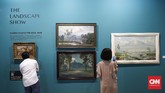 Karya maestro seni rupa Raden Saleh pun ikut dipamerkan pada Art Jakarta kali ini dan menjadi pusat perhatian pengunjung. (CNN Indonesia/Safir Makki)