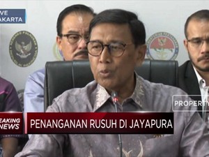 Penjelasan Menko Polhukam Terkait Penanganan Kerusuhan Papua
