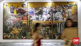 Art Jakarta 2019 ini dilengkapi juga ajang diskusi seni rupa terkini bagi kalangan seniman maupun umum. (CNN Indonesia/Safir Makki)