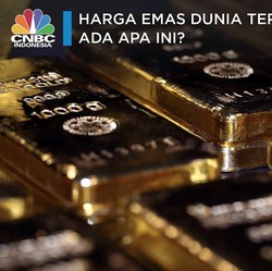 Harga Emas Dunia Terjun Nyaris 1%, Sinyal Apakah Ini?