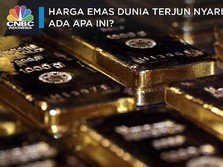 Harga Emas Dunia Terjun Nyaris 1%, Sinyal Apakah Ini?
