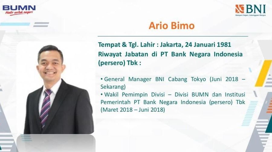 PT Bank Negara Indonesia Tbk (BBNI) menggelar Rapat Umum Pemegang Saham Luar Biasa pada hari ini, Jumat (30/8/2019).