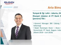 Kenalkan Ario Bimo, Milenial yang Jadi Direktur Keuangan BNI