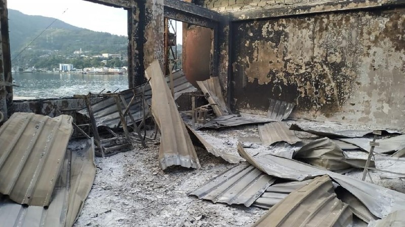 Kota Jayapura, Papua sempat lumpuh pasca aksi unjuk rasa yang berujung kericuhan.
