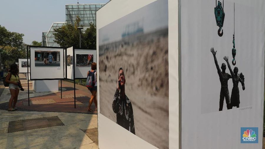 Ragam peristiwa yang mewarnai Ibu Kota terekam dalam pameran fotografi bertajuk 'Rekam Jakarta' yang digelar di Taman Menteng.