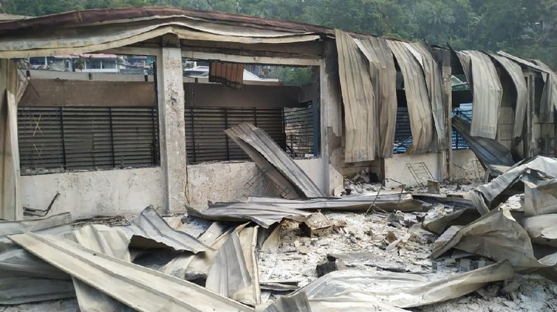 Kota Jayapura, Papua sempat lumpuh pasca aksi unjuk rasa yang berujung kericuhan.