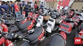 Konvoi dan pameran kendaraan listrik ini digelar oleh Kementerian Perhubungan dengan menggandeng sejumlah pabrikan otomotif.