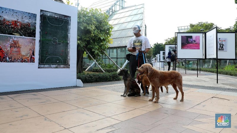 Ragam peristiwa yang mewarnai Ibu Kota terekam dalam pameran fotografi bertajuk 'Rekam Jakarta' yang digelar di Taman Menteng.