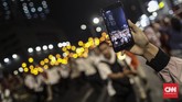 Jakarta Muharram Festival dimeriahkan dengan pawai obor elektrik yang akan diikuti oleh 2.600 peserta dari lima wilayah di Indonesia. (CNN Indonesia/Bisma Septalisma)