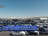 China Bebaskan Tesla dari Tarif Baru Produk AS
