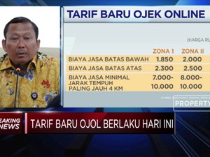 Tarif Baru Ojek Online Melaju di 224 kota