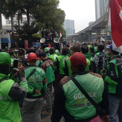 Gegara Bos Taksi Malaysia, Driver Gojek Demo Kedubes Malaysia