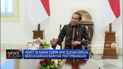 Presiden Jokowi Terima 10 Nama Capim KPK