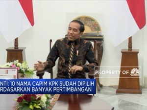Presiden Jokowi Terima 10 Nama Capim KPK