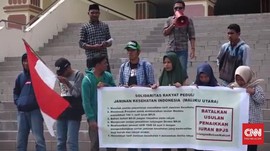 Dokter Pimpin Aksi Tolak Kenaikan Iuran BPJS di Maluku Utara