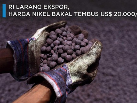 Ri Larang Ekspor Harga Nikel Melesat Ke Level Tertinggi