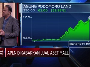 Rumor Jual Aset Mall, Saham APLN Melesat 32%