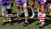 Jepang telah lama berada di dalam deretan 10 besar negara dengan pemain rugby terbanyak di dunia. (REUTERS/Kim Kyung-Hoon)