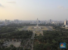 Diguncang Ledakan, Kawasan Monas Dijaga Ketat Aparat
