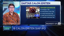 18 Emiten Siap IPO, Investor Pantau Market Cap