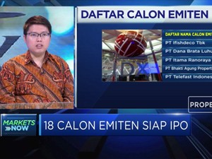 18 Emiten Siap IPO, Investor Pantau Market Cap