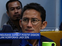 Ini Kata Sandiaga Soal Diskon Pajak Pemerintah