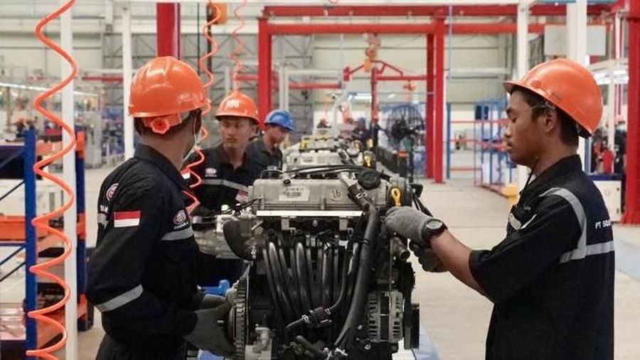 Perakitan Mobil Esemka di Boyolali (Biro Pers Sekretariat Presiden)