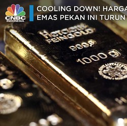 Cooling Down! Harga Emas Pekan Ini Turun Pekan Ini